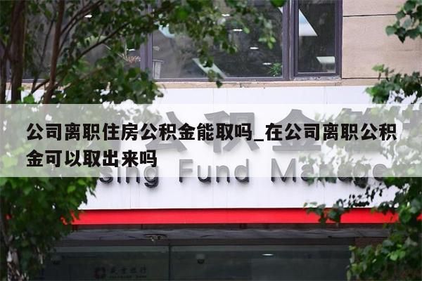 公司离职住房公积金能取吗_在公司离职公积金可以取出来吗